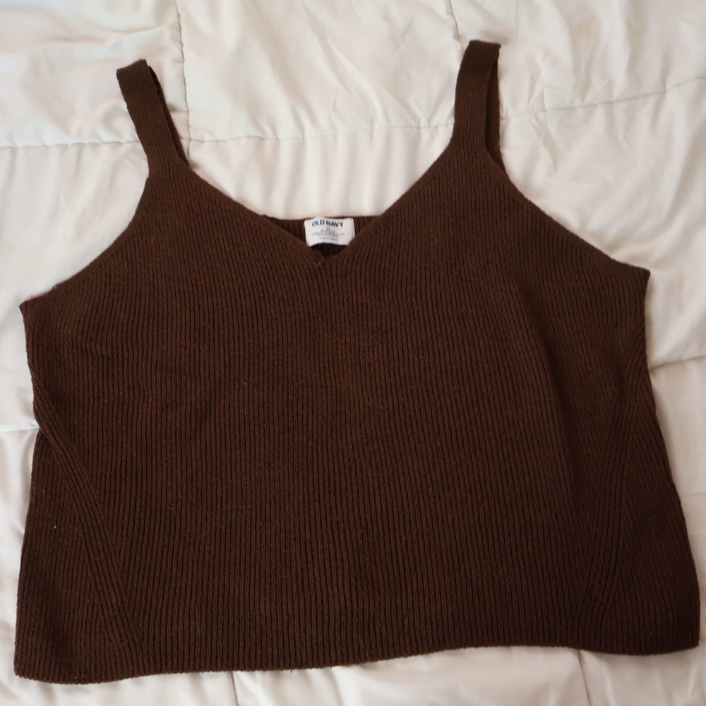 Dark Brown Tank Top
